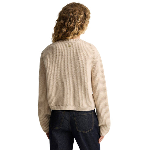 BARBOUR Cardigan Cardigan Donna Adalyn a costine 8 A26-BARBOURLKN1817-CR52-8 - Francavilla Moda