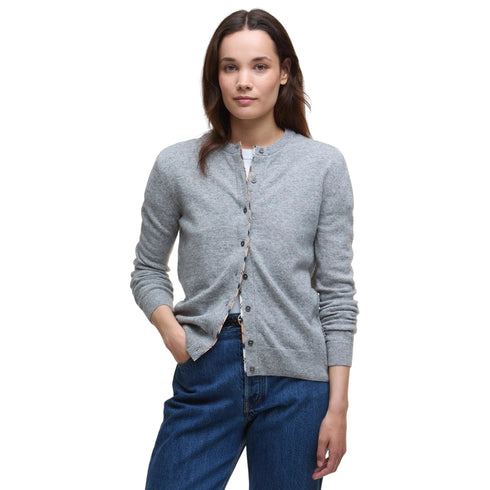 Barbour Cardigan Cardigan Donna Pendle con toppe 8 - Francavilla Moda