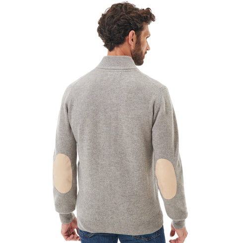 Cardigan Uomo in lana, con bottoni e collo alto