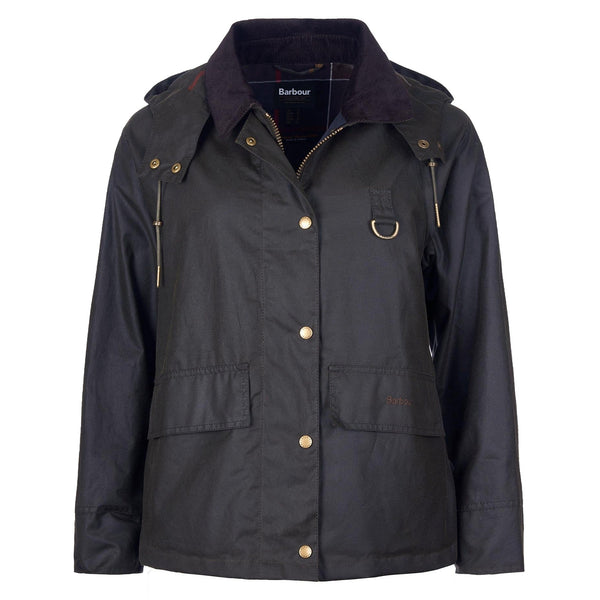 Barbour Giacca impermeabile Giacca Donna Avon Wax con cappuccio 8 - Francavilla Moda