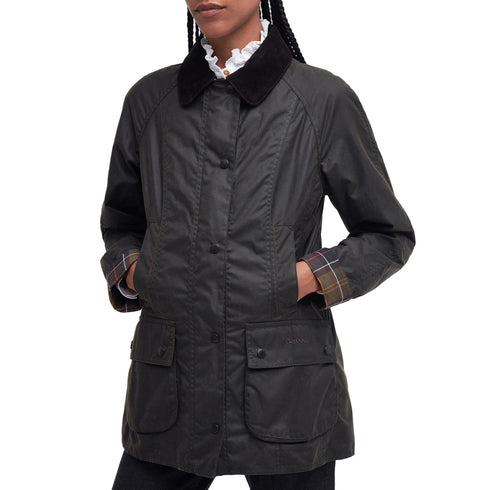 Barbour Giacca impermeabile Giacca Donna Classic Beadnell Wax 8 - Francavilla Moda