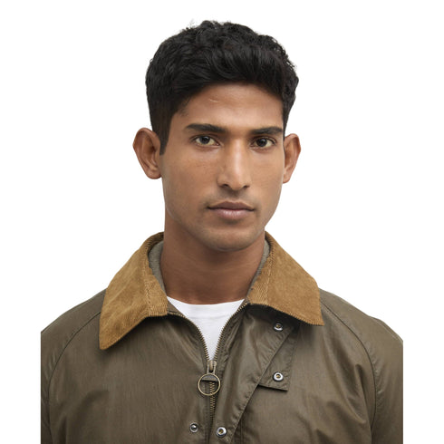 Barbour Giacca Giacca Uomo cerata leggera Ashby M P26-BARBOURMWX1377-OL52-M - Francavilla Moda