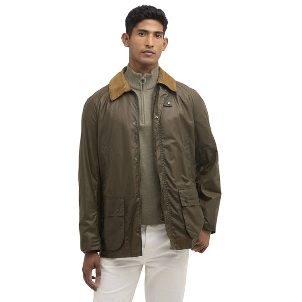Barbour Giacca Giacca Uomo cerata leggera Ashby M P26-BARBOURMWX1377-OL52-M - Francavilla Moda