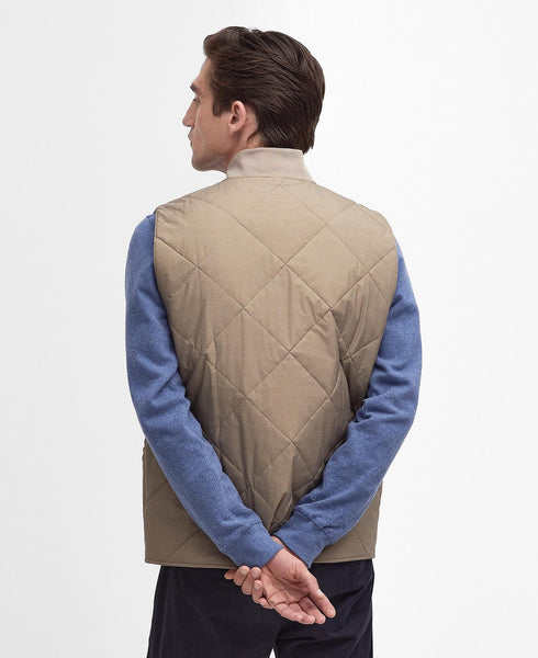 Barbour Gilet Gilet Tarn Liddlesdale trapuntato Sand - Francavilla Moda