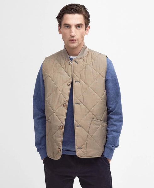 Barbour Gilet Gilet Tarn Liddlesdale trapuntato Sand - Francavilla Moda