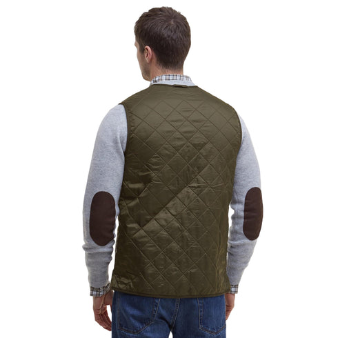 Gilet Uomo Polarquilt con una calda fodera in pile e chiusura frontale full zip
