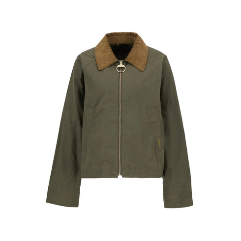 Barbour Giacca impermeabile Impermeabile Donna Catlin in cotone Dusky green P25 - BARBOURLSP0203 - GN31 - 6 - Francavilla Moda