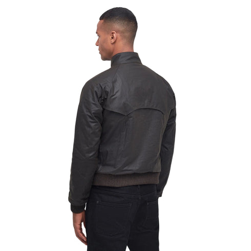 Barbour Intl. Giacca bomber Bomber Uomo modello Merchant Wax M A25 - BARBOURINTERNATIONALMWX0465 - OL71 - M - Francavilla Moda