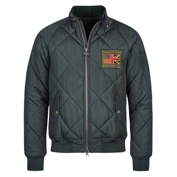 Barbour Intl. Giacca bomber Bomber Uomo trapuntato Steve McQueen S A25 - BARBOURINTERNATIONALMQU1326 - GN91 - S - Francavilla Moda
