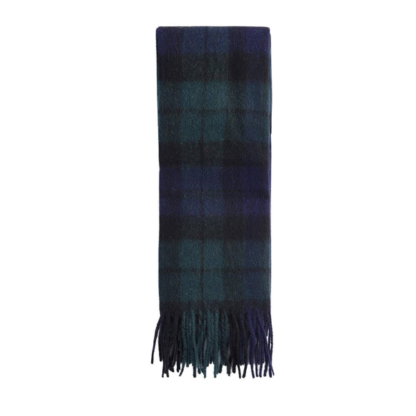 Barbour Intl. Sciarpa Sciarpa Uomo tartan con frange UNI  - Francavilla Moda