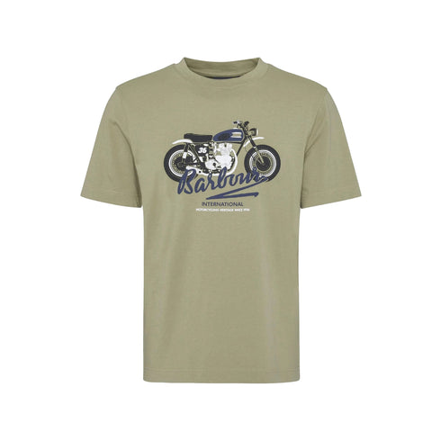 Barbour Intl. T-shirt T-shirt Uomo Stonebridge girocollo S P25 - BARBOURINTERNATIONALMTS1388 - OL11 - S - Francavilla Moda