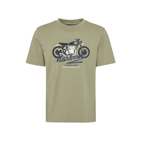 Barbour Intl. T-shirt T-shirt Uomo Stonebridge girocollo S P25 - BARBOURINTERNATIONALMTS1388 - OL11 - S - Francavilla Moda