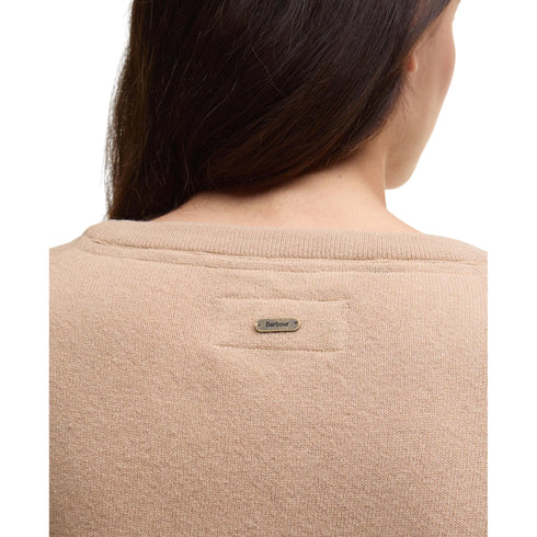 Barbour Pullover Maglia Donna Pendle con toppe tartan 8 - Francavilla Moda