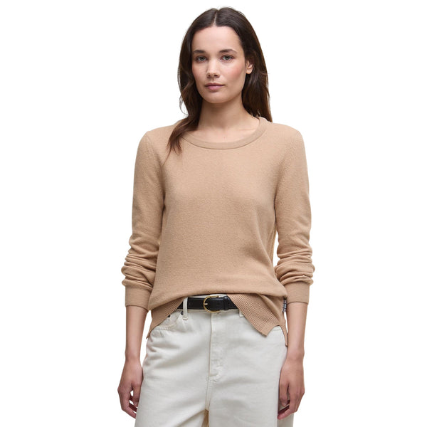 Barbour Pullover Maglia Donna Pendle con toppe tartan 8 - Francavilla Moda