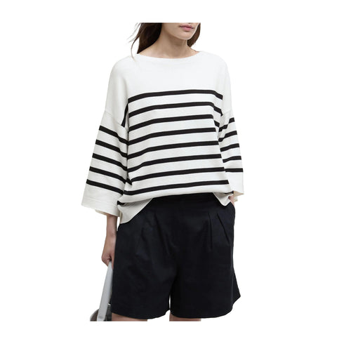 Barbour Maglia Maglia Donna Renfew scollo a barca 6 P25 - BARBOURLKN1363 - WH72 - 6 - Francavilla Moda