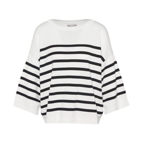 Barbour Maglia Maglia Donna Renfew scollo a barca 6 P25 - BARBOURLKN1363 - WH72 - 6 - Francavilla Moda