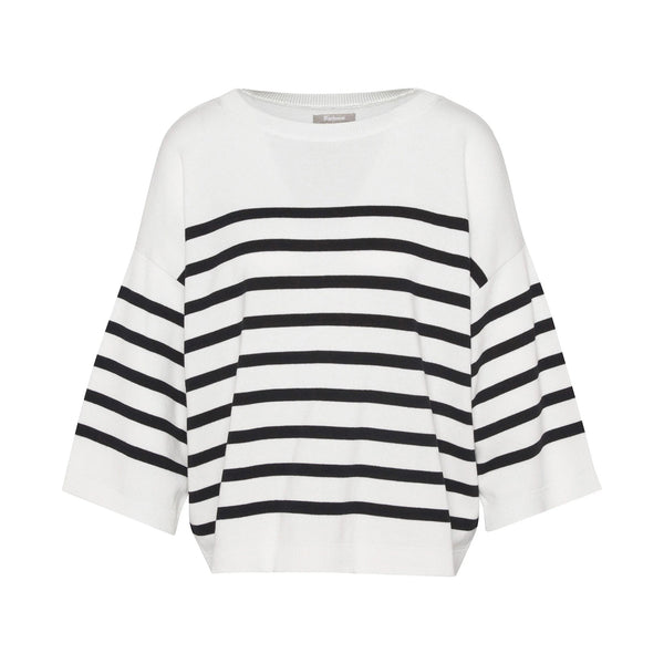 Barbour Maglia Maglia Donna Renfew scollo a barca 6 P25 - BARBOURLKN1363 - WH72 - 6 - Francavilla Moda