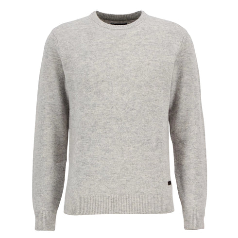 Barbour Pullover Maglia Uomo Essential con toppe S A25 - BARBOURMKN0584 - GY31 - S - Francavilla Moda