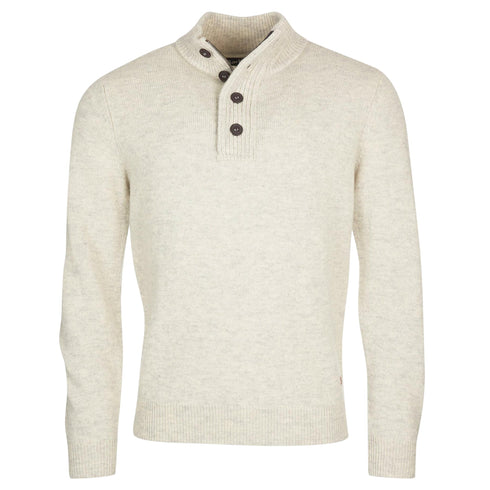 Barbour Pullover Maglia Uomo mezza zip con toppe M A25 - BARBOURMKN0585 - BE14 - M - Francavilla Moda