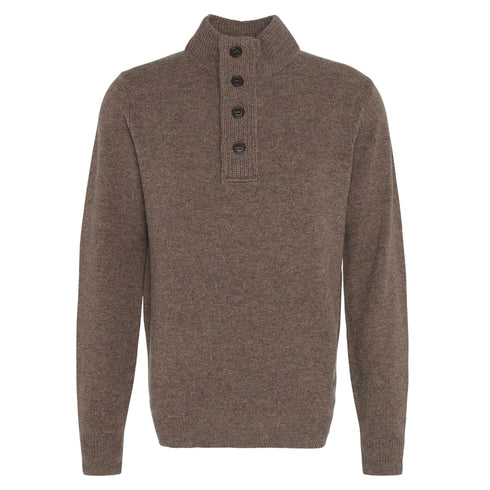 Barbour Pullover Maglia Uomo mezza zip con toppe M A25 - BARBOURMKN0585 - ST71 - M - Francavilla Moda