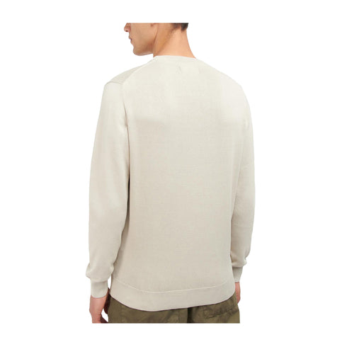 Barbour Maglia Maglia Uomo Pima in cotone Beige P25 - BARBOURMKN0932 - BE12 - M - Francavilla Moda