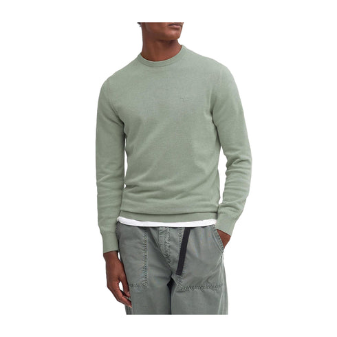 Barbour Maglia Maglia Uomo Pima in cotone Verde P25 - BARBOURMKN0932 - GN49 - M - Francavilla Moda