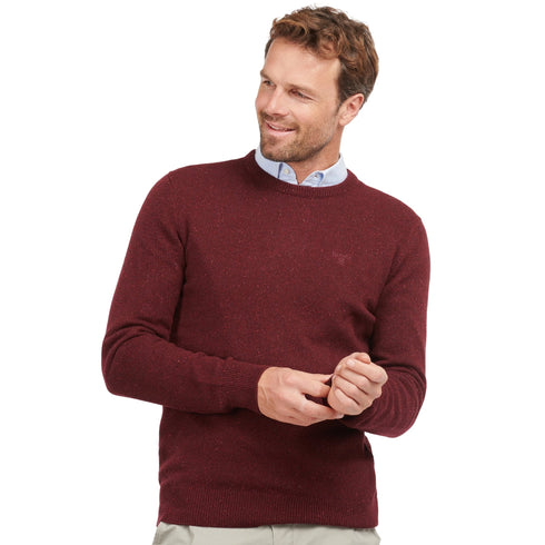 Barbour Pullover Maglia Uomo Tisbury a girocollo S A25 - BARBOURMKN0844 - RE56 - S - Francavilla Moda