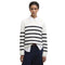 Barbour Girocollo Maglione girocollo Donna Fern a righe 6 P26-BARBOURLKN1762-WH71-6 - Francavilla Moda