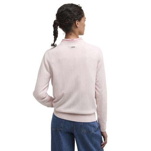 Barbour Girocollo Maglione girocollo Donna Oakley tinta unita 8 P26-BARBOURLKN1763-PI37-8 - Francavilla Moda