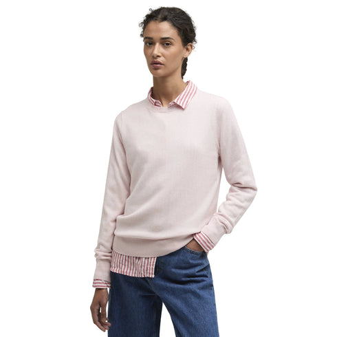 Barbour Girocollo Maglione girocollo Donna Oakley tinta unita 8 P26-BARBOURLKN1763-PI37-8 - Francavilla Moda