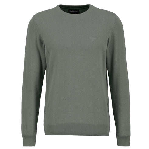 Barbour Girocollo Maglione Uomo girocollo in Cotone Pima M P26-BARBOURMKN0932-GN49-M - Francavilla Moda