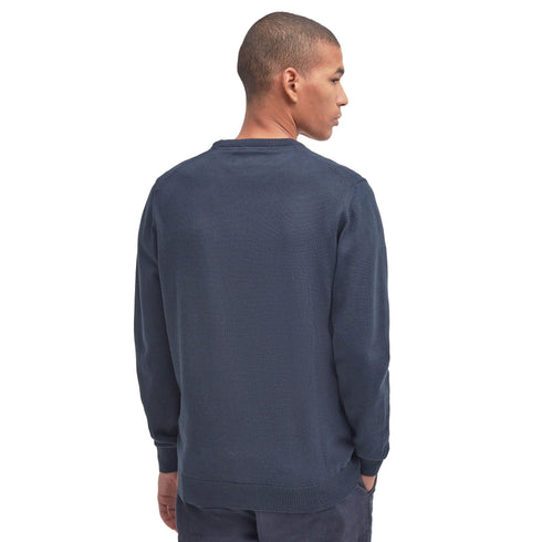 Barbour Girocollo Maglione Uomo girocollo in Cotone Pima M P26-BARBOURMKN0932-NY91-M - Francavilla Moda