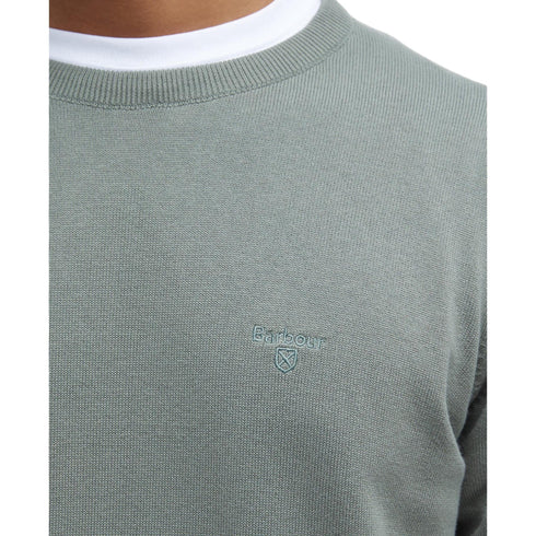 Barbour Girocollo Maglione Uomo girocollo in Cotone Pima M P26-BARBOURMKN0932-NY91-M - Francavilla Moda