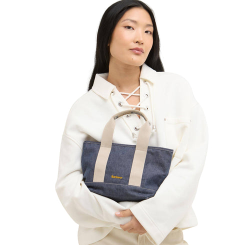 Barbour Borsa a mano Mini Borsa tote Donna Mya in denim UNI - Francavilla Moda