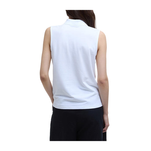 Barbour Polo Polo Donna Bowford smanicata White P25 - BARBOURLML0888 - WH11 - 10 - Francavilla Moda