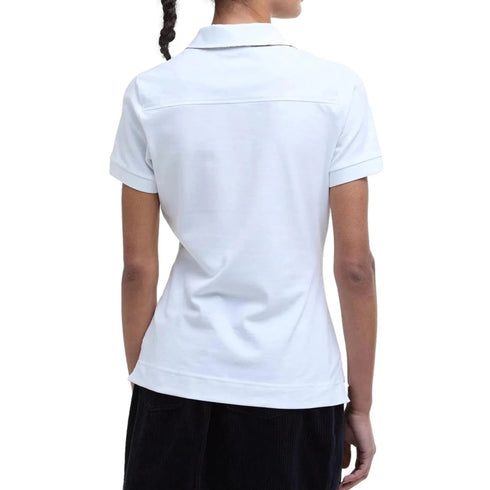 Barbour Polo Polo Donna Portsdown sei bottoni White P25 - BARBOURLml0634 - WH33 - 10 - Francavilla Moda