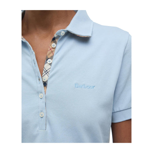 Barbour Polo Polo Donna Portsdown sei bottoni Breeze - Francavilla Moda
