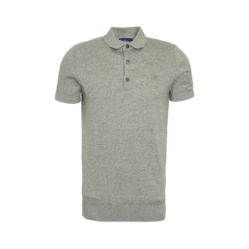 Barbour Polo Polo Uomo Buston in maglia Verde P24-BARBOURMKN1559-OL38-M - Francavilla Moda