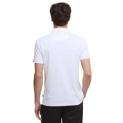 Barbour Polo mm Polo Uomo con finiture tartan M P26-BARBOURMML1496-WH11-M - Francavilla Moda