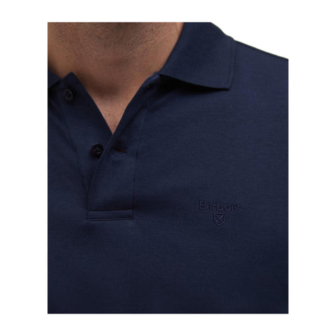 Barbour Polo Polo Uomo Drayton misto lino XL P25 - BARBOURMML1455 - NY91 - XL - Francavilla Moda