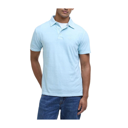 Barbour Polo Polo Uomo Drayton misto lino M P25 - BARBOURMML1455 - BU17 - M - Francavilla Moda