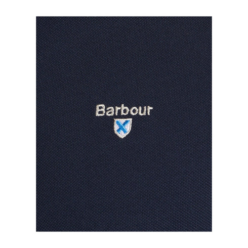 Barbour Polo Polo Uomo tinta unita due bottoni Blu P25 - BARBOURMML0012 - NY31 - L - Francavilla Moda