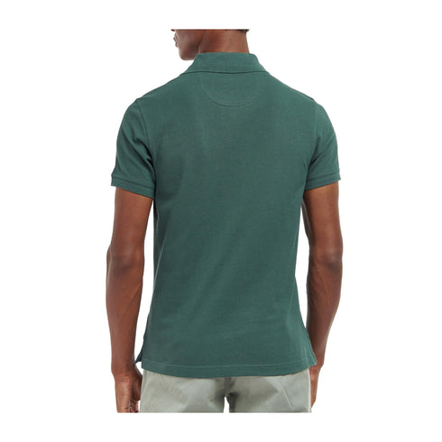 Barbour Polo Polo Uomo tinta unita due bottoni Ottanio P25 - BARBOURMML0012 - GN89 - L - Francavilla Moda