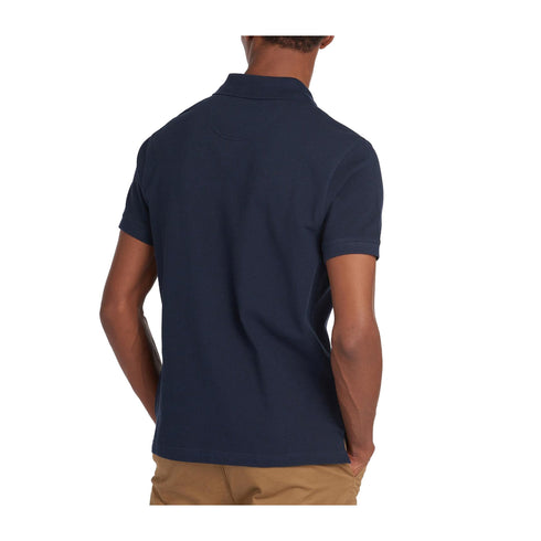 Barbour Polo Polo Uomo tinta unita due bottoni Blu P25 - BARBOURMML0012 - NY31 - L - Francavilla Moda