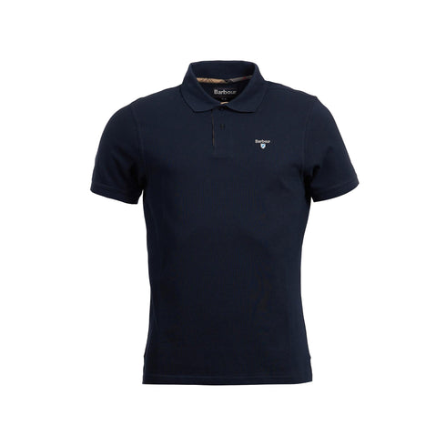 Barbour Polo Polo Uomo tinta unita due bottoni Blu P25 - BARBOURMML0012 - NY31 - L - Francavilla Moda