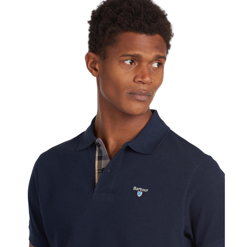 Barbour Polo mm Polo Uomo tinta unita in cotone piquet S P26-BARBOURMML0012-NY31-S - Francavilla Moda