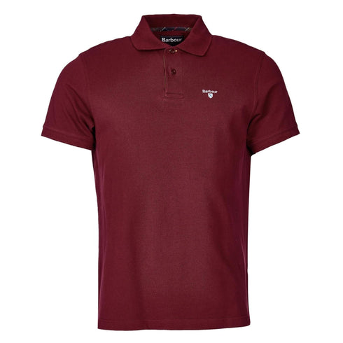 Barbour Polo mm Polo Uomo tinta unita in cotone piquet L P26-BARBOURMML0012-RE53-L - Francavilla Moda