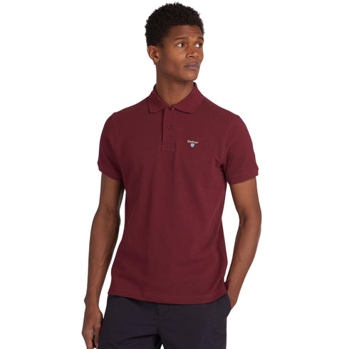 Barbour Polo mm Polo Uomo tinta unita in cotone piquet L P26-BARBOURMML0012-RE53-L - Francavilla Moda