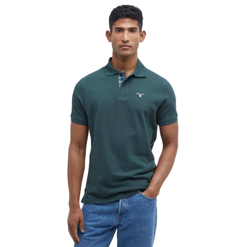 Barbour Polo mm Polo Uomo tinta unita in cotone piquet S - Francavilla Moda