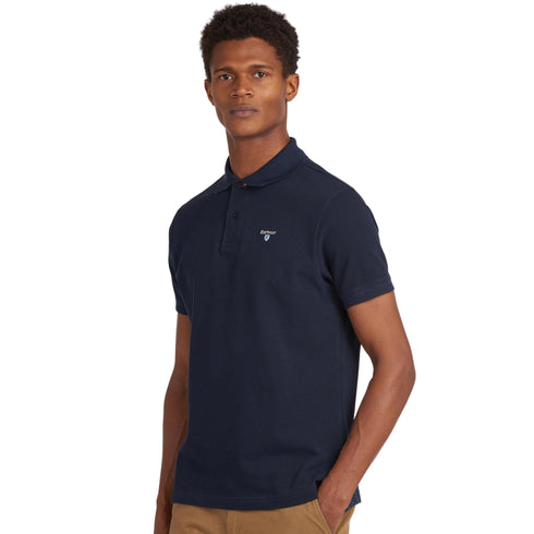 Barbour Polo mm Polo Uomo tinta unita in cotone piquet S P26-BARBOURMML0012-NY31-S - Francavilla Moda